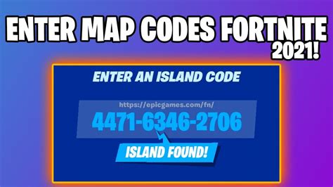 fortnite codes maps